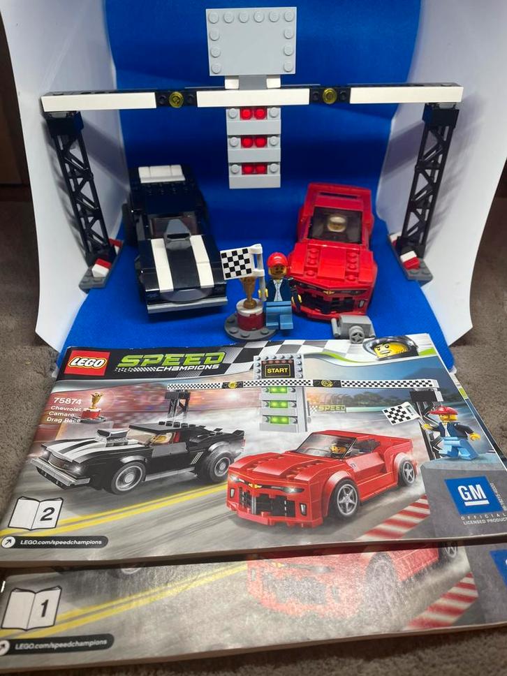 Lego speed champions 75874 Chevrolet camaro drag race, Kinderen en Baby's, Speelgoed | Duplo en Lego, Zo goed als nieuw, Ophalen of Verzenden