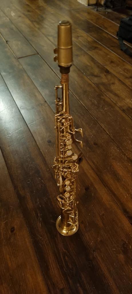 Prachtige vintage sopraansax Yamaha YSS61, gereviseerd!, Muziek en Instrumenten, Blaasinstrumenten | Saxofoons, Gebruikt, Sopraan