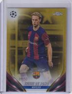 Topps Chrome UCC 2024 Frenkie de Jong Barcelona Gold /50, Hobby en Vrije tijd, Stickers en Plaatjes, Ophalen of Verzenden, Zo goed als nieuw
