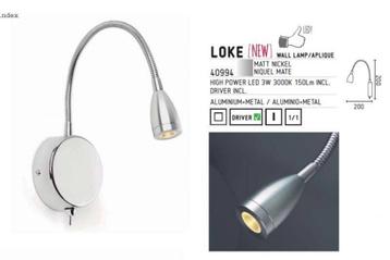 Faro Loke🍀RVS Led Wand lampjes🌿🌿Splinternieuw in doos 4X beschikbaar voor biedingen