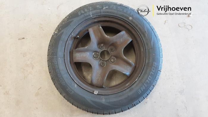 Reservewiel van een Opel Astra (Astra K 15-), Auto-onderdelen, Banden en Velgen, Velg(en), Personenwagen, Gebruikt, 3 maanden garantie
