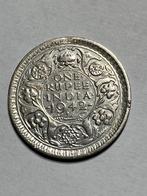 Rupee Indië, Postzegels en Munten, Munten | Azië, Zilver, Ophalen, Losse munt, Zuid-Azië