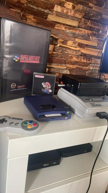 super nintendo met wild cardDX32 en gotek usb beschikbaar voor biedingen