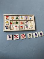 Woordjes en cijfers leren met houten blokken met tekst, Ophalen of Verzenden, Zo goed als nieuw