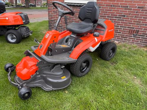 Husqvarna rider 214 TC DEMO Zitmaaier Frontmaaier, Tuin en Terras, Zitmaaiers, Nieuw, 90 tot 120 cm, Elektrische starter, Mulchfunctie