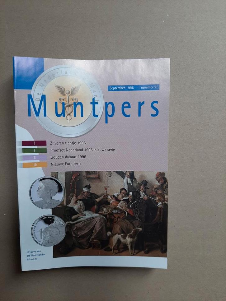 Nederlandse munt pers bladen., Postzegels en Munten, Postzegels | Toebehoren, Overige typen, Ophalen of Verzenden