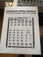 Behringer Eurorack MX602A Mixer - 6 Kanalen, Muziek en Instrumenten, Mengpanelen, Ophalen, Zo goed als nieuw, 5 tot 10 kanalen