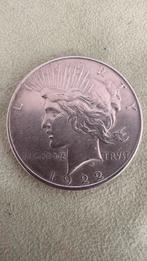 1922 1 US Silver Peace Dollar, Postzegels en Munten, Munten | Amerika, Verzenden, Noord-Amerika