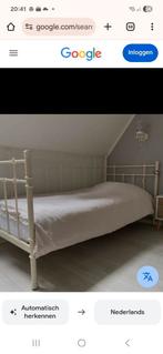 Gratis bedframe  1 dop ontbreekt en schroeven, Huis en Inrichting, Ophalen, Gebruikt, 90 cm, Eenpersoons