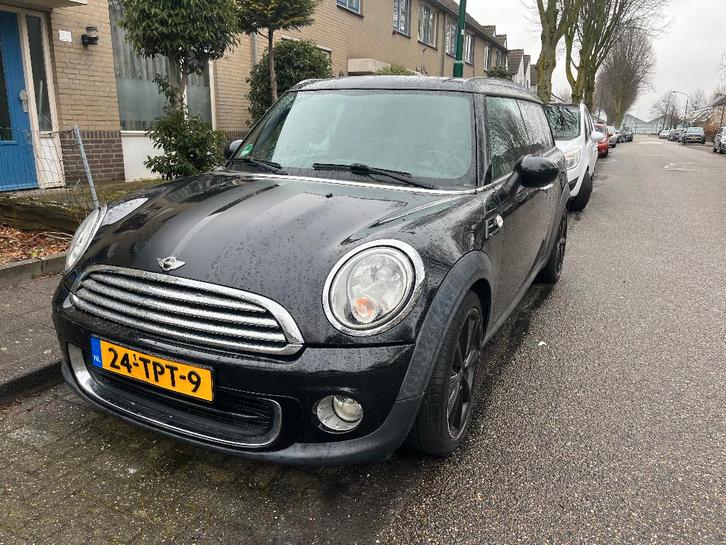Mini Clubman 1.6 ONE 2012 Zwart, Auto's, Mini, Particulier, Clubman, Adaptive Cruise Control, Airbags, Airconditioning, Climate control
