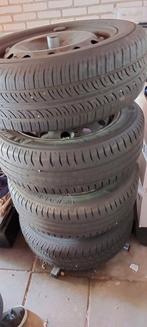 Zomerbanden 185/60 R15 met originele VW stalen velgen – Polo, Auto diversen, Autosport-onderdelen, Ophalen, Gebruikt