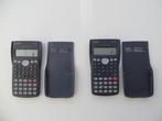 2 Rekenmachines CASIO schoolrekenmachines Calculator, Ophalen of Verzenden, Zo goed als nieuw