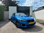 BMW 1-Serie 118i Automaat M-pakket Schuif/Kanteldak Memory, Auto's, BMW, 65 €/maand, Beige, 1290 kg, Blauw