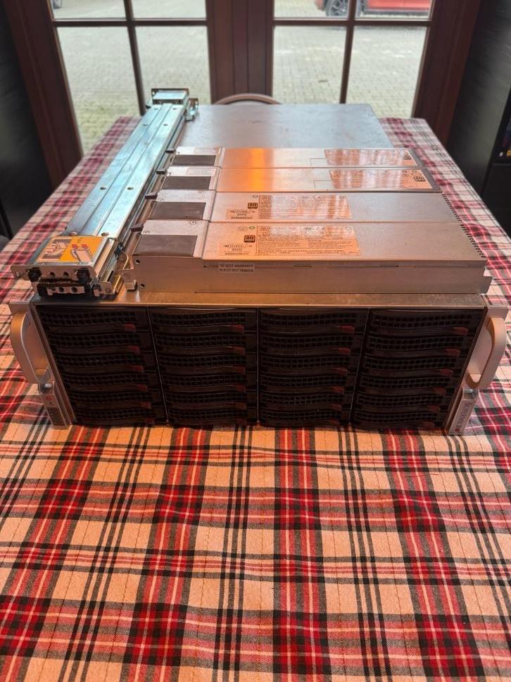 Supermicro 45-Bay 4U JBOD SAS2, Computers en Software, Servers, Gebruikt, Onbekend, Hot swappable onderdelen, Ophalen
