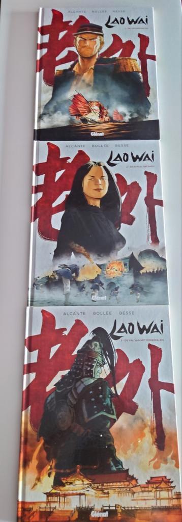 Didier Alcante - Lao Wai 1-2-3 hc. Glenat, Boeken, Stripboeken, Complete serie of reeks, Ophalen of Verzenden