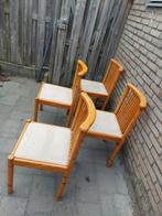 Eetkamer stoelen, Ophalen, Gebruikt, Hout, Vier