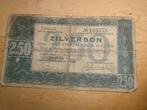 Zilverbon uit 1938, Postzegels en Munten, Bankbiljetten | Nederland, Ophalen of Verzenden, 2½ gulden, Los biljet