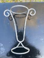 vintage draad ijzer vaas/  pot houder, Antiek en Kunst, Curiosa en Brocante, Ophalen of Verzenden