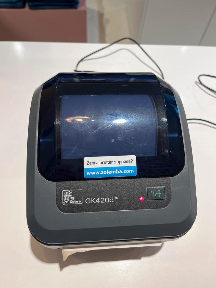 Zebra GK420d Labelprinter, Computers en Software, Labelprinters, Nieuw, Azerty, Etiket, Ophalen of Verzenden