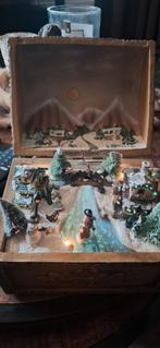 Kerst Tafereel met Muziek - Batterijen, Diversen, Kerst, Ophalen