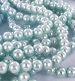 250 x Parels 6mm aqua AANBIEDING OP = OP, Verzenden, Nieuw, Kraal