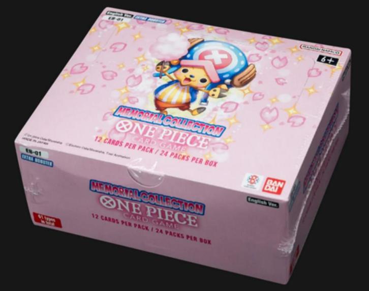 One Piece Memorial Collection Booster Box EB-01 TCG Sealed, Verzamelen, Overige Verzamelen, Nieuw, Ophalen of Verzenden