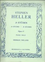 Stephen Heller 25 etuden Herman Nieland, Muziek en Instrumenten, Piano, Gebruikt, Ophalen of Verzenden, Artiest of Componist