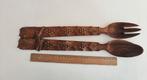Vintage woodensalad serving spoons/forks, Ophalen of Verzenden, Gebruikt, Overige stijlen