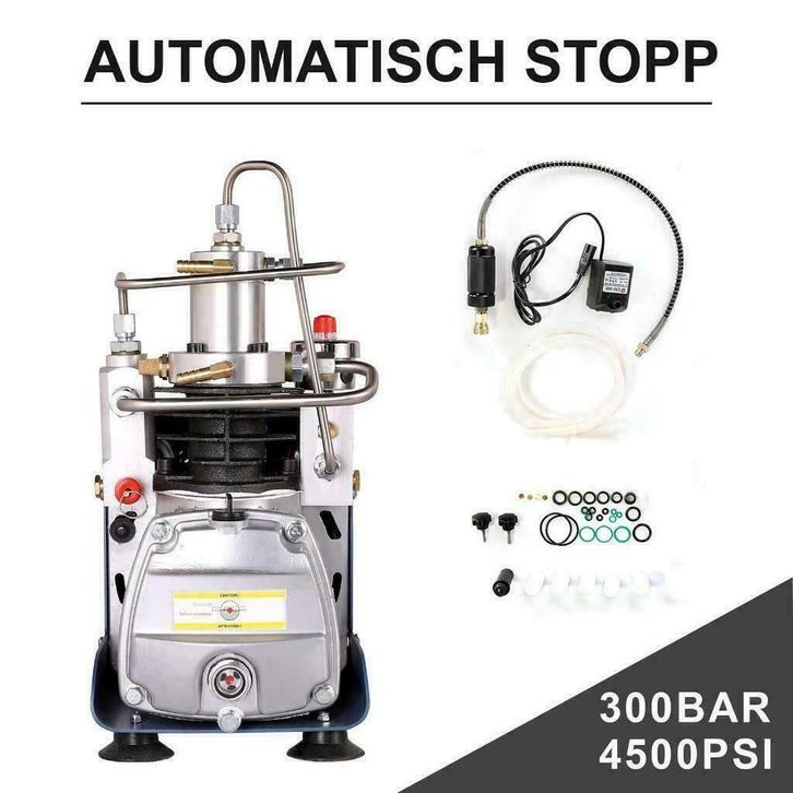 PCP Compressor Instelbare druk Aut-Stop & Alarm 300 Bar, Auto diversen, Autogereedschap, Nieuw, Ophalen of Verzenden