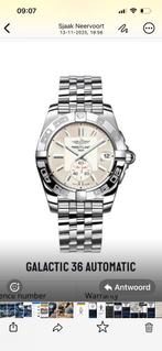 Breitling Galactic 36 Automatic Dameshorloge - Compleet!, Staal, Staal, Polshorloge, Zo goed als nieuw