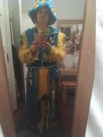 Blauw geel teddy pak, Ophalen of Verzenden, Zo goed als nieuw, Maat 38/40 (M), Carnaval