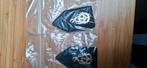 2x kraag embleem technische dienst, Ophalen of Verzenden, Landmacht, Nederland, Embleem of Badge