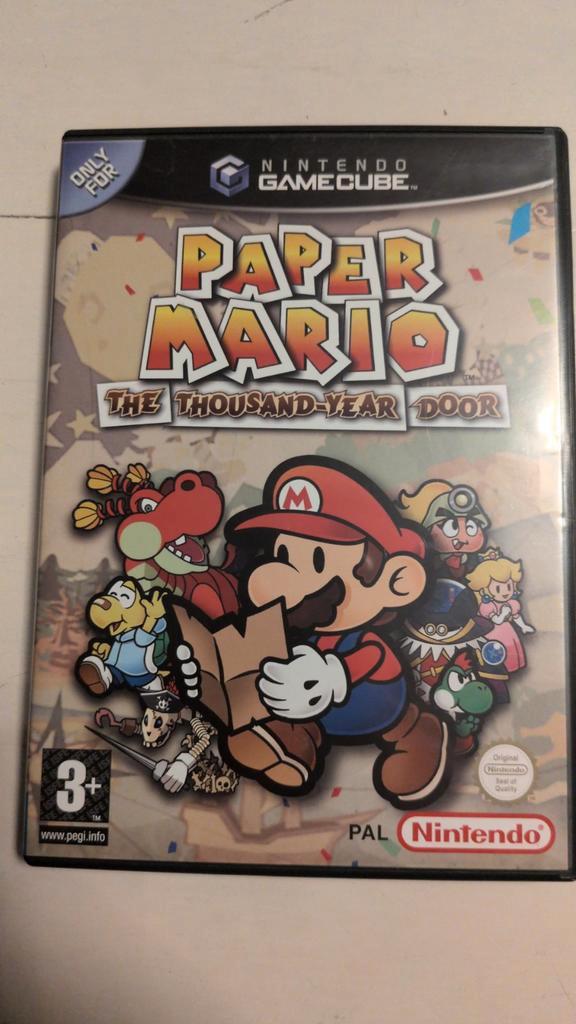 Paper Mario: The Thousand-Year Door - GameCube, Spelcomputers en Games, Games | Nintendo GameCube, Gebruikt, Role Playing Game (Rpg)
