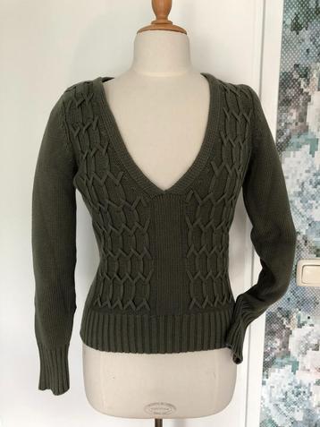 Gave Nieuwe aparte khaki/legergroene trui v Mexx mt M 38/40 beschikbaar voor biedingen