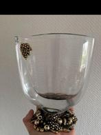 Antieke fruitvaas met bronzen voet, Antiek en Kunst, Antiek | Vazen, Ophalen of Verzenden