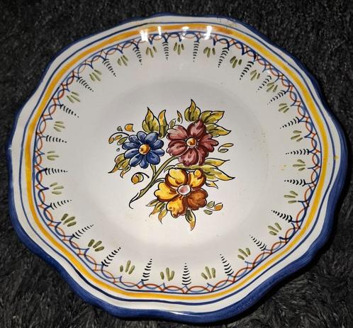 Talavera Aardewerk Schaal Bloemmotief, Antiek en Kunst, Antiek | Schalen, Ophalen of Verzenden