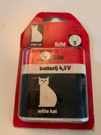 Witte kat batterij nieuw in de verpakking, Audio, Tv en Foto, Accu's en Batterijen, Ophalen of Verzenden, Zo goed als nieuw