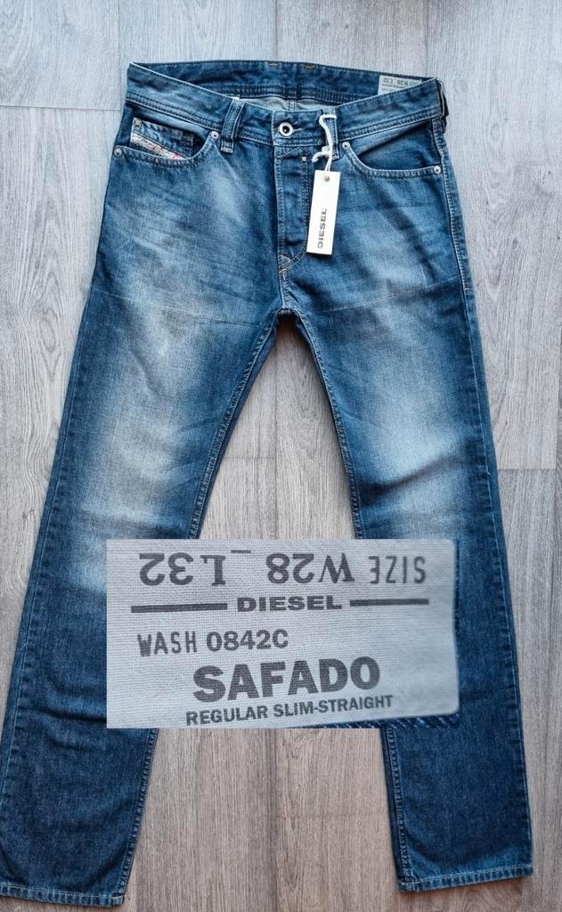NIEUWE -Diesel SAFADO W28 L32 | 28x32 regular slim straight, Kleding | Heren, Spijkerbroeken en Jeans, Nieuw, W32 (confectie 46) of kleiner