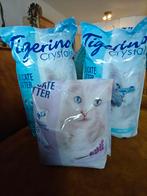 Tigerino silicaat kattenbakvulling, 2,5 zak, Ophalen of Verzenden, Nieuw