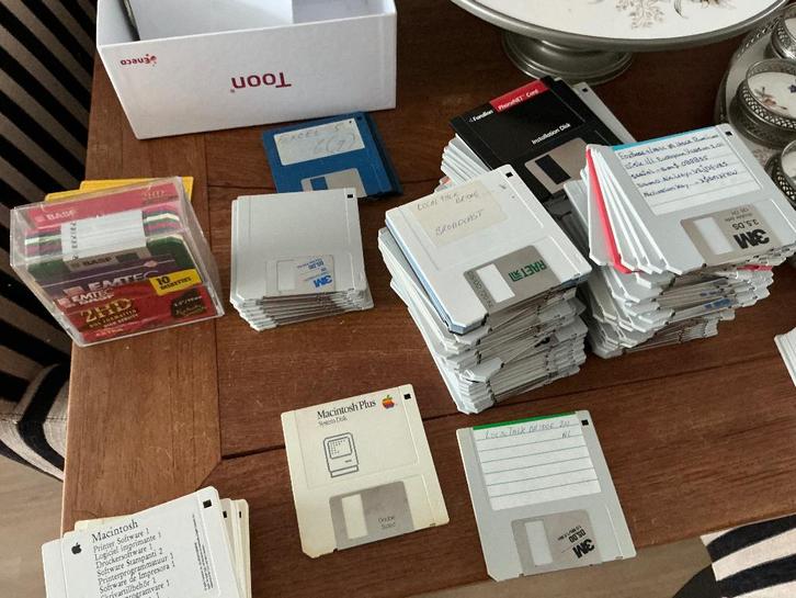 3,5 " diskettes 800K, Computers en Software, Beschrijfbare discs, Gebruikt, Overige typen, Herschrijfbaar, Ophalen of Verzenden