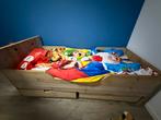 Steigerhout bed 90x200 met 2 lades met kast, Ophalen of Verzenden, Zo goed als nieuw, 180 cm of meer, 85 tot 100 cm
