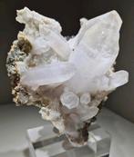 Prachtige MelkKwarts cluster. Semi transparant.  Bulgarije, Ophalen of Verzenden, Mineraal