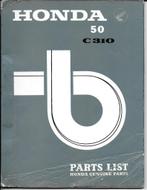 Honda C310 Parts Catalogue bromfiets (1323z), Ophalen of Verzenden, Zo goed als nieuw