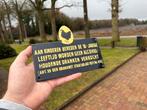 Oud emaille bordje geen alcohol aan kinderen onder 16 jaar, Verzamelen, Ophalen of Verzenden, Zo goed als nieuw, Reclamebord