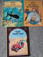 Drie stripboeken van Kuifje, Meerdere stripboeken, Ophalen of Verzenden, Gelezen