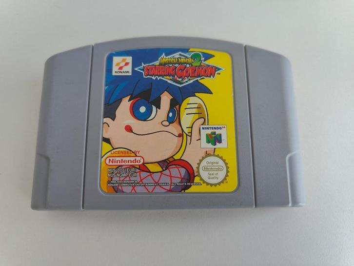 Mystical Ninja Starring Goemon 2 N64 Nintendo 64 Origineel, Spelcomputers en Games, Games | Nintendo 64, Zo goed als nieuw, 1 speler