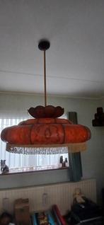 Zeer oude hanglamp met varkensleren kap, Antiek en Kunst, Ophalen