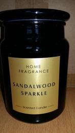 nieuwe kaarsen in sterke glazen pot, Sandalwood Sparkle, Ophalen of Verzenden, Nieuw, Kaars