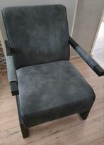 Zgan fauteuil stof hunter groen met zwart metaal, Huis en Inrichting, Fauteuils, Ophalen, Zo goed als nieuw, Metaal, 50 tot 75 cm