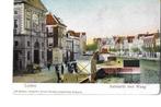 leiden  aalmarkt  1905  schaeffers kunst chromo, Verzenden, Voor 1920, Gelopen, Zuid-Holland